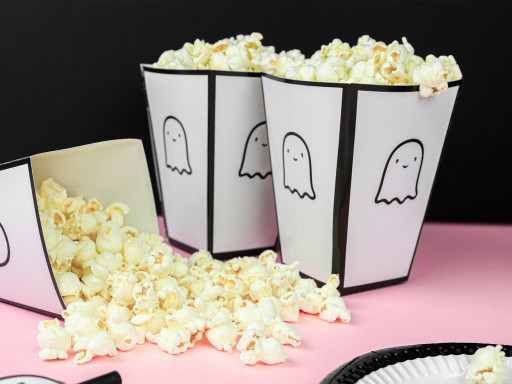 Šťastný Halloween Ghost Popcorn boxy