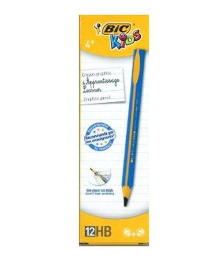 Trojhranná ceruzka Bic KIDS HB 4+, modrá
