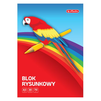 Školský blok na kreslenie A3, 30 listov, 70g/m2 HERLITZ