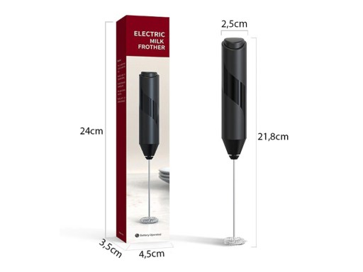 VÝKONNÝ ELEKTRICKÝ SPIEŇOVAČ, MLIEČKA, KÁVA, KAKAOVÝ MINI MIXÉR