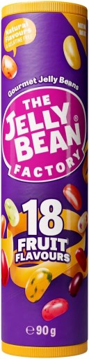 Jelly Bean Factory Fruit Beans 18 príchutí Fruit Jelly Tube 90g