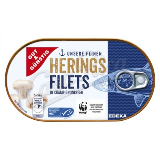 GG Double Herring Filets hubová omáčka 200g
