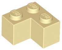 LEGO 2357 ROHOVÁ TEHLA 2x2 piesková NOVINKA (10g) 9 ks.