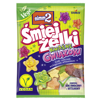 nimm2 Śmiejżelki Kyslé hviezdy 90 g