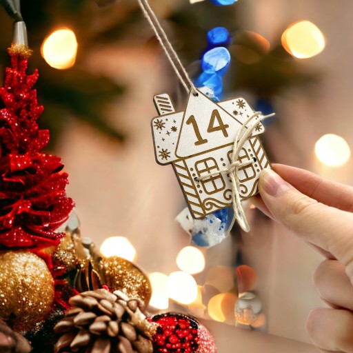 ADVENTNÝ KALENDÁR PRE DETI DIY VIANOČNÉ DOMČEKY 24KS SLADKOSTI ÚLOHY