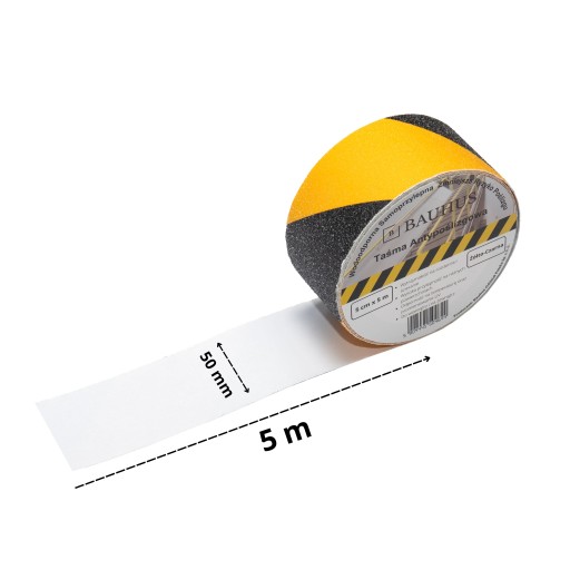PROTIKLZUMOVÁ SAMOLEPIACA PÁSKA ŽLTÁ A ČIERNA 50 mm * 5 METROV NA SCHODY