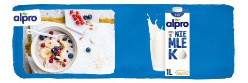 Alpro Nie UHT Ovsené mlieko 3,5% 1 l