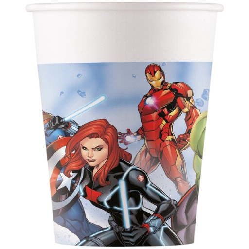 AVENGERS PAPIEROVÝ ŠÁLK 200 ML 8 KS.