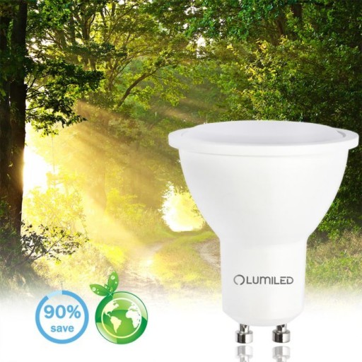 GU10 LED žiarovka 10W = 80W 900lm 4000K NW 120°
