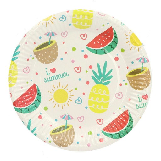 LETNÉ PAPIEROVÉ TANIERE 18CM 10 KS