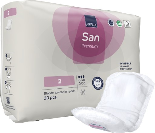 Abena San 2 anatomické vložky 30 ks