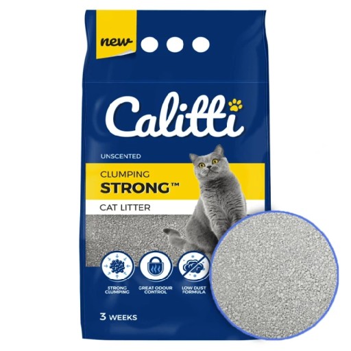 Calitti Strong Bentonitové stelivo bez zápachu 5l
