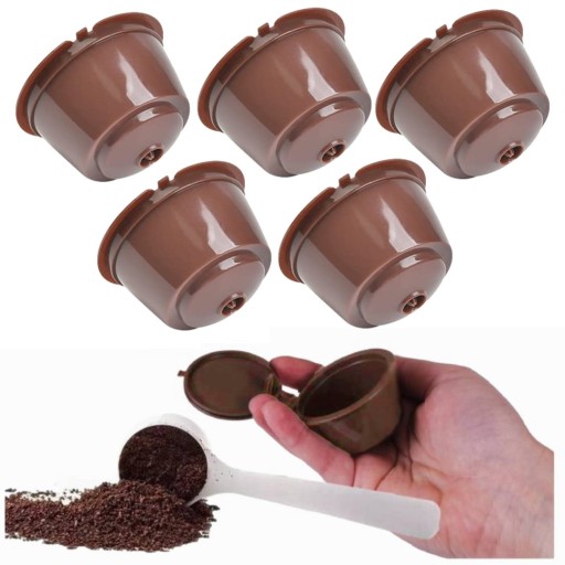 5x OPÄTOVNE POUŽITEĽNÉ KÁVOVÉ KAPSULY DOLCE GUSTO