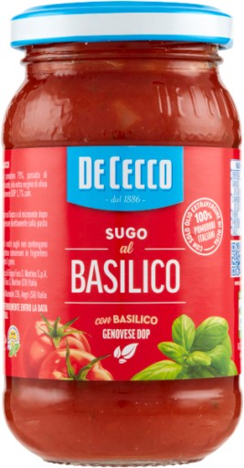 De Cecco paradajková omáčka s bazalkou na cestoviny