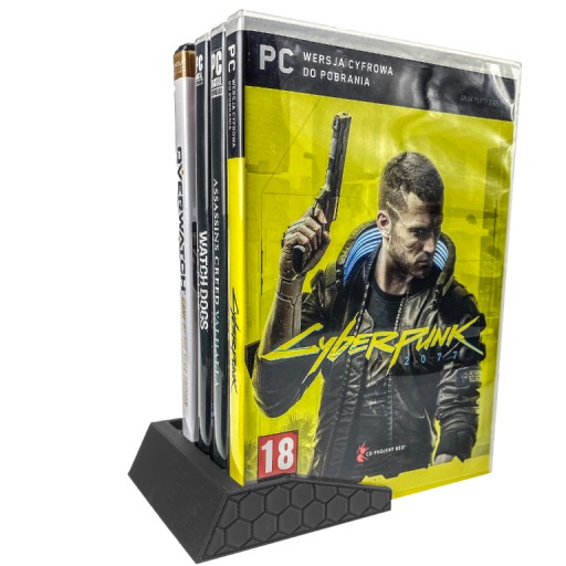Stojan na 5 hier PLAYSTATION XBOX PC NINTENDO SWITCH ČIERNA