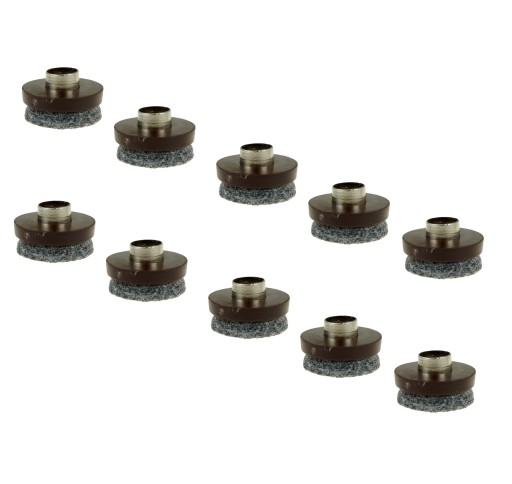 20 x klzák s kruhovou plstenou nábytkovou nohou 22 mm