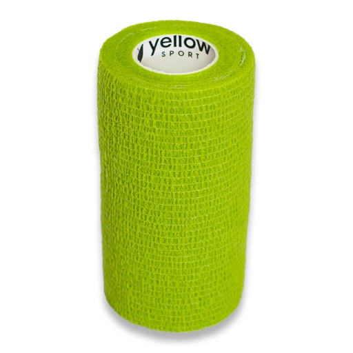 YellowSPORT - Súdržný obväz 10cm zelený