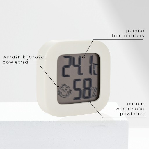 IZBOVÝ TEPLOMER METEOSTANICA DIGITÁLNY MULTIFUNKČNÝ LCD HYGROMETER