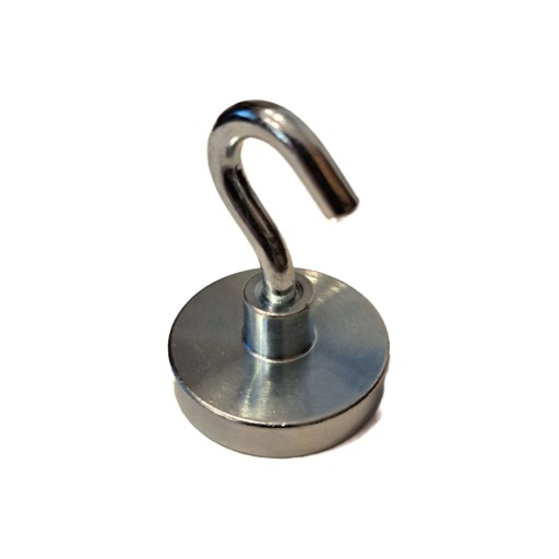 NEODYMOVÝ HÁK NA RÚČKU 25x7 mm magnet NOSNOSŤ 25 kg