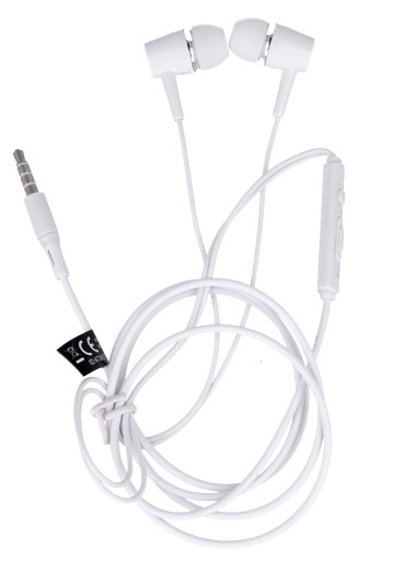 Slúchadlá + mikrofón pre telefón 3,5 mm jack pre kábel do uší pre telefón