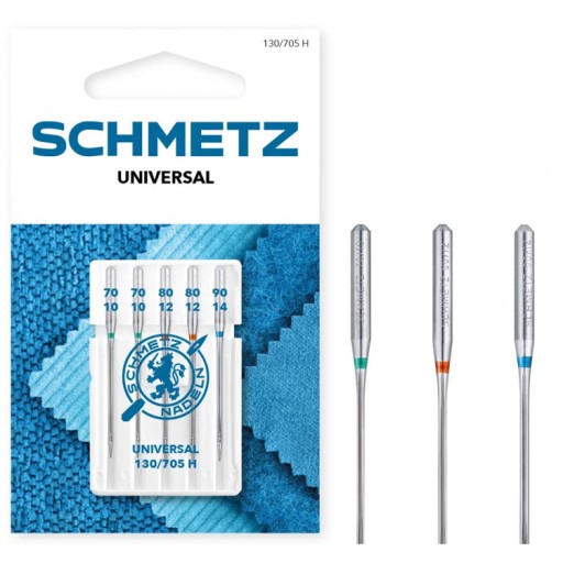 UNIVERZÁLNE IHLY DO DOMÁCICH STROJOV SCHMETZ - MIX - 5 ks.