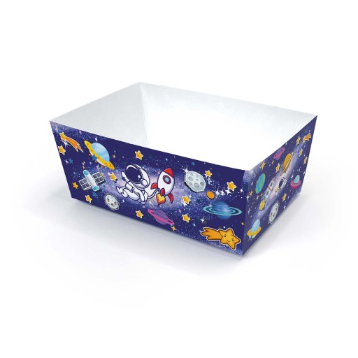 BOXY NA ČIPESKY SLADKOSTI VESMÍRNE RAKETY 3 KS