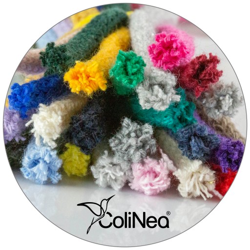 ColiNea pletená makramé šnúrka, 100% bavlna, 3mm, 100m, biela