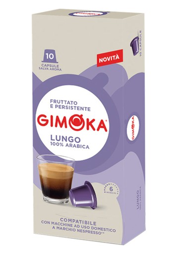 Kapsuly GIMOKA Nespresso Lungo 10 kusov