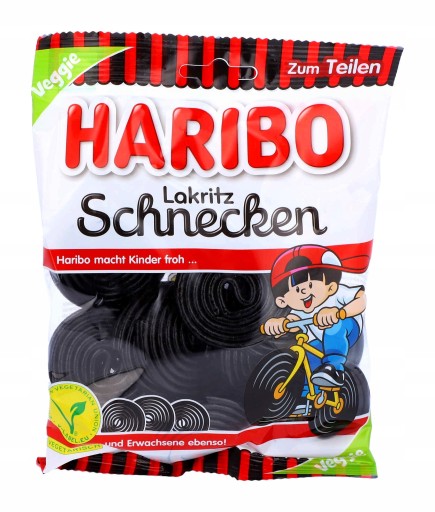 HARIBO Schnecken želé Slimáky sladké drievko 175g DE