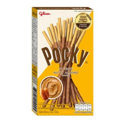 Pocky Almond Taste tyčinky s mandľami 43,5g Glico