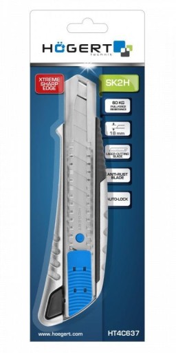 Hoegert HT4C637 nôž so sklopnou čepeľou 18 mm ALU max 60 kg