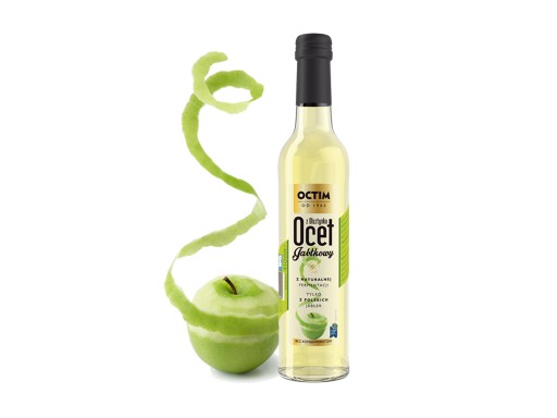 POĽSKÝ PRÍRODNÝ JABLČNÝ OCET 410 ML OCEN Z POĽSKÝCH JABLKÁ