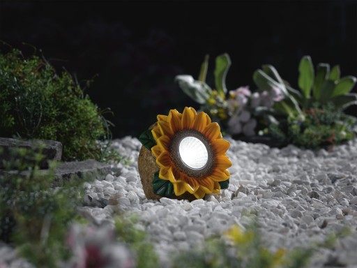 DEKORATÍVNA SLNEČNÁ LAMPA SLNEČNICA LIVARNO
