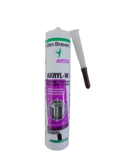 Den Braven Acrylic W Flexibilný tmel hnedý