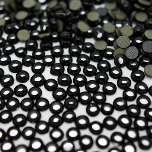 Thermo Crystals kamienky Sklenené zrkadlo čierne 4mm 1000 ks