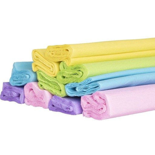 Krčený hodvábny papier Happy Color 5 farieb Pastel