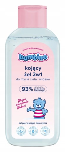 BAMBINO ukľudňujúci GÉL NA TELO A VLASY 2V1 400ML