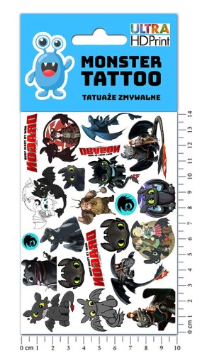 UMÝVAJÚCE TETOVANIE PRE DETI AKO VYCVIČOVAŤ DRAKA ORIGINÁLNE VZORY