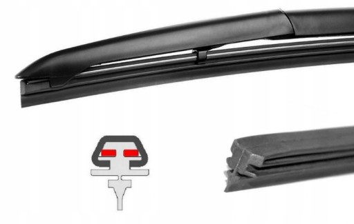 GUMOVÁ GUMA PRE HYBRIDNÝ STIERAČ DENSO 700MM