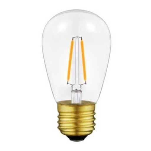 LED žiarovka pre svietidlá E 27 1 W, teplá na girlandy