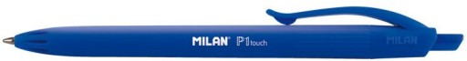 Guľôčkové pero Milan P1 Rubber Touch, modré