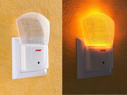 LED nočná lampa so senzorom, výkon: 0,5W 230V REER