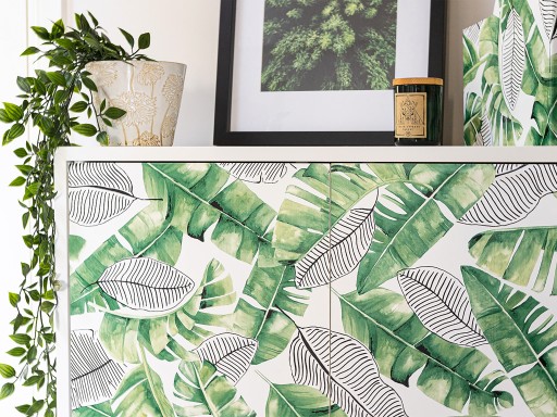 Samolepiaca dyha na nábytkové listy Vzor Exotická dekorácia 45x50 cm DIY