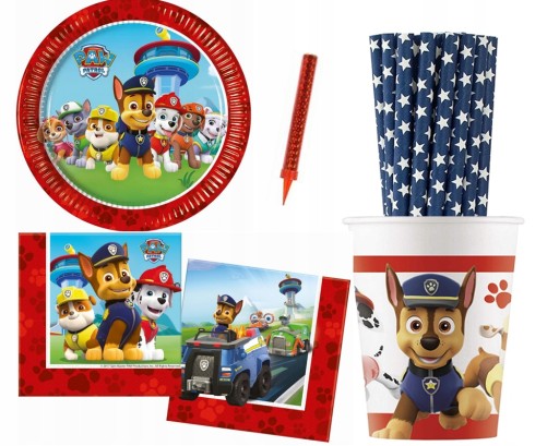 Paw Patrol The Movie papierové taniere 8 ks