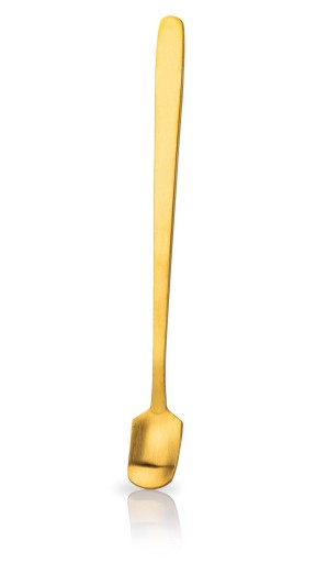 Biely keramický hrnček s lyžičkou ako darček