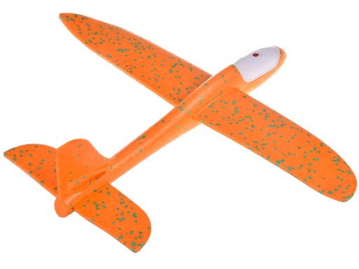 Ľahké polystyrénové Plane Glider LED osvetlenie ZA4984