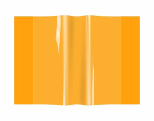 Obal na notebook A5 PVC neónová oranžová 1 ks.
