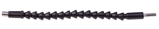 FLEXIBILNÉ NADSTAVENIE PRE VŔTAČKY, SKRUTKOVACIE HROTY, FLEXIBILNÉ, ČIERNA 1/4 300 mm