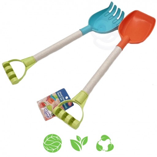 Hračky do piesku Lopatka + Hrable pre deti 51cm