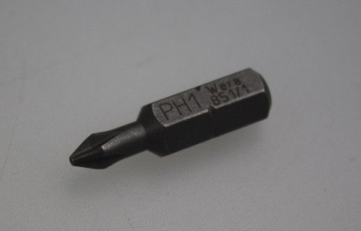 PH BIT 1X25 MM WERA Bit Hrot Philips PH1 25mm 1ks 05072070001